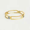 Hot Bowery Gemstone Bangle Bracelets