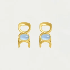 Clearance Bowery Gemstone Hoops Earrings