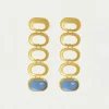 Clearance Bowery Gemstone Statement Drop Earrings Earrings