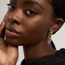 Clearance Bowery Gemstone Statement Drop Earrings Earrings