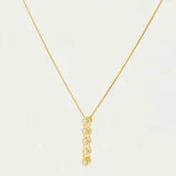 New Cascade Gemstone Drop Necklace Pendants | Necklaces