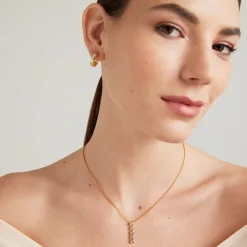 Outlet Cascade Gemstone Drop Necklace Necklaces