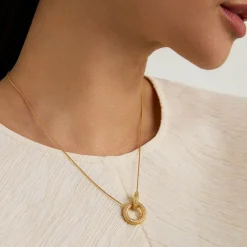 Fashion Colette Pavé Hoop Pendant Pendants | Necklaces