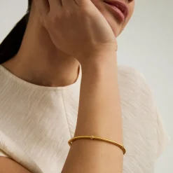Hot Colette Pavé Station Bangle Bracelet Bracelets