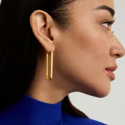 Outlet Crosby Drop Hoops Statement Earrings | Hoops