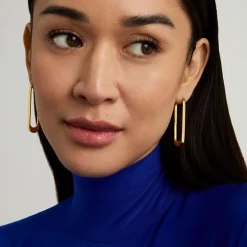Outlet Crosby Drop Hoops Statement Earrings | Hoops