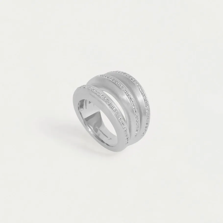 Sale Dauphine Pavé Stacking Ring Statement Rings | Rings