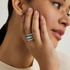 Sale Dauphine Pavé Stacking Ring Statement Rings | Rings