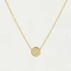 Clearance 14K Gold Signature Diamond Pendant Necklace Pendants | Necklaces