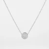 Sale 14K Gold Signature Diamond Pendant Necklace Pendants | Necklaces
