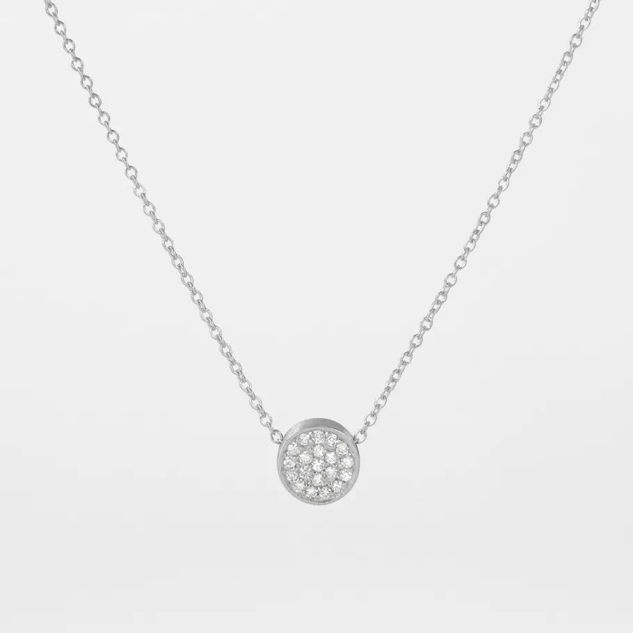Sale 14K Gold Signature Diamond Pendant Necklace Pendants | Necklaces