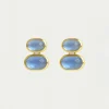 Outlet Mercer Double Gemstone Drop Earrings Earrings