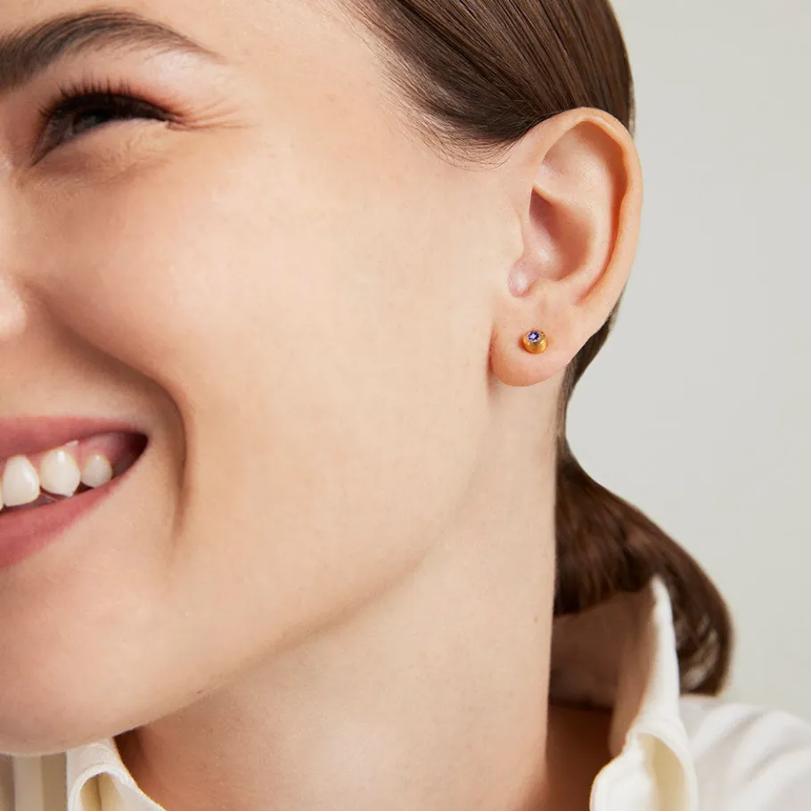 New Mini Birthstone Studs Personalized Charms & Pendants | Stud Earrings