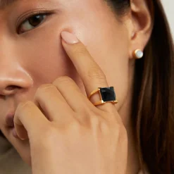 Hot Mini Plaza Ring Stacking Rings | Rings