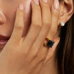 Hot Mini Plaza Ring Stacking Rings | Rings