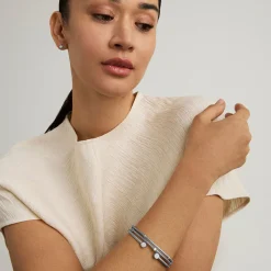 New Mirabeau Pavé Open Bangle Bracelet Bracelets