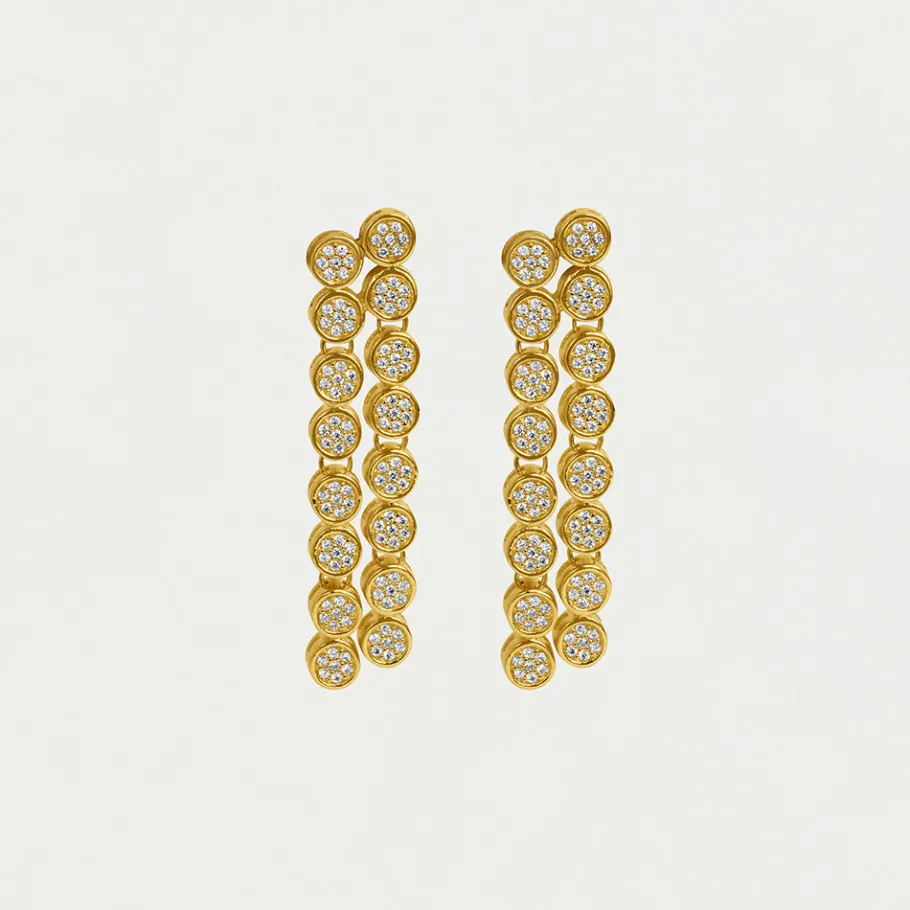 Outlet Mirabeau Pavé Statement Drop Earrings Statement Earrings | Earrings