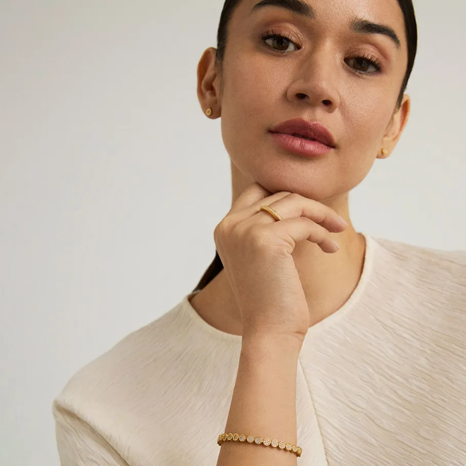 Outlet Mirabeau Pavé Tennis Bracelet Chain Bracelets | Bracelets
