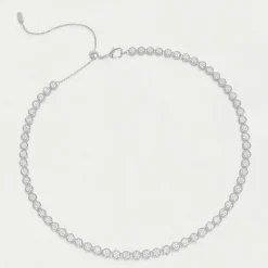 Clearance Mirabeau Pavé Tennis Necklace Chain Necklaces | Necklaces