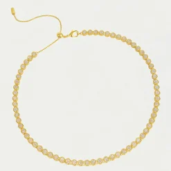 Outlet Mirabeau Pavé Tennis Necklace Chain Necklaces | Necklaces