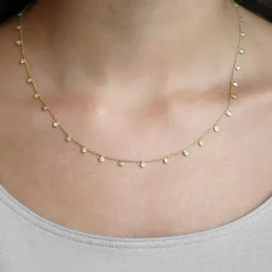 Sale Orsay Pavé Station Necklace Necklaces