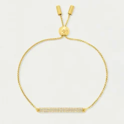 New Petit Pavé Bar Chain Bracelet Chain Bracelets | Bracelets