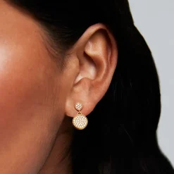 Fashion Petit Pavé Droplet Earrings Drop Earrings | Earrings