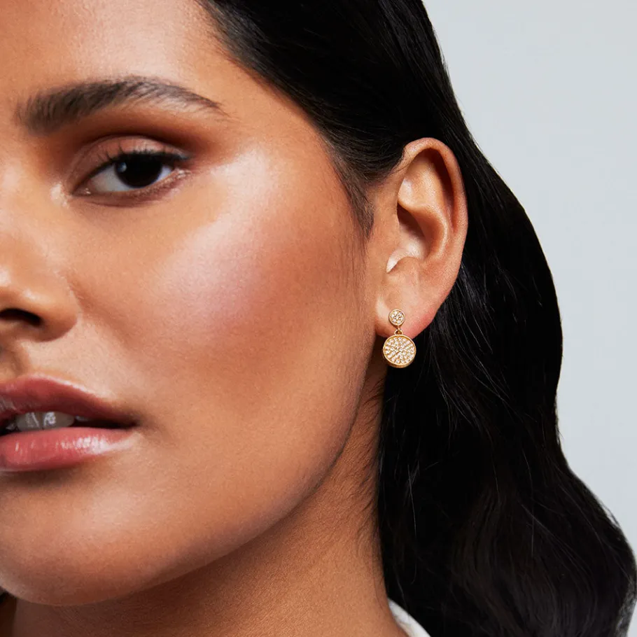 Fashion Petit Pavé Droplet Earrings Drop Earrings | Earrings