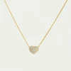 Fashion Petit Pavé Heart Pendant Pendants | Necklaces