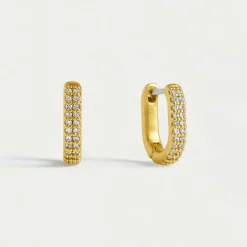 Best Petit Pavé Huggies Earrings