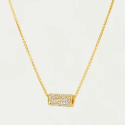 New Petit Pavé Mini Tube Necklace Pendants | Necklaces
