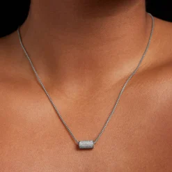 Online Petit Pavé Mini Tube Necklace Pendants | Necklaces