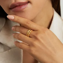 Fashion Petit Pavé Stacking Ring Stacking Rings | Rings