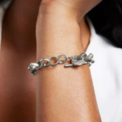 Fashion Petit Pavé Statement Chain Bracelet Chain Bracelets | Bracelets