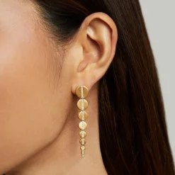 Sale Petit Pavé Statement Drop Earrings Drop Earrings | Statement Earrings