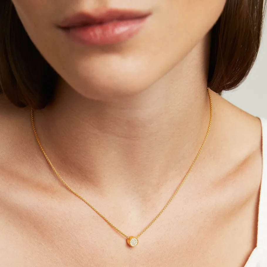 Sale Petit Pavé Studs and Necklace Set Pendants | Necklaces