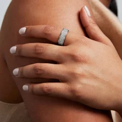 Sale Petit Pavé Thick Stacking Ring Stacking Rings | Rings