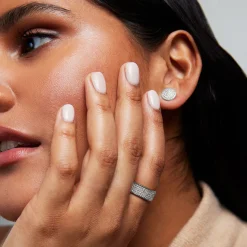 Sale Petit Pavé Thick Stacking Ring Stacking Rings | Rings