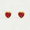 Outlet Signature Midi Heart Studs Stud Earrings | Earrings
