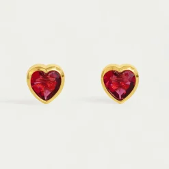 Outlet Signature Midi Heart Studs Stud Earrings | Earrings