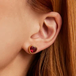 Outlet Signature Midi Heart Studs Stud Earrings | Earrings