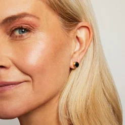 Online Signature Midi Knockout Studs Stud Earrings | Earrings