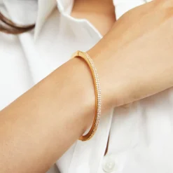 Clearance Signature Pavé Hinge Bangle Cuffs & Bangles | Bracelets