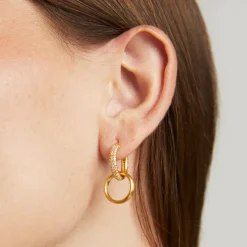 Hot Signature Pavé Huggie Hoops Hoops | Earrings