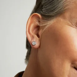 New Signature Pavé Knockout Studs Stud Earrings | Earrings