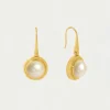 Fashion Signet Gemstone Drop Earrings Drop Earrings | Earrings