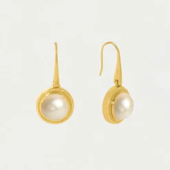 Fashion Signet Gemstone Drop Earrings Drop Earrings | Earrings