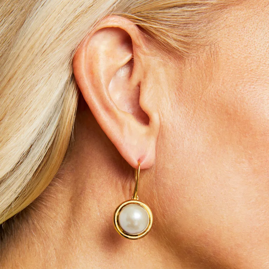 Fashion Signet Gemstone Drop Earrings Drop Earrings | Earrings