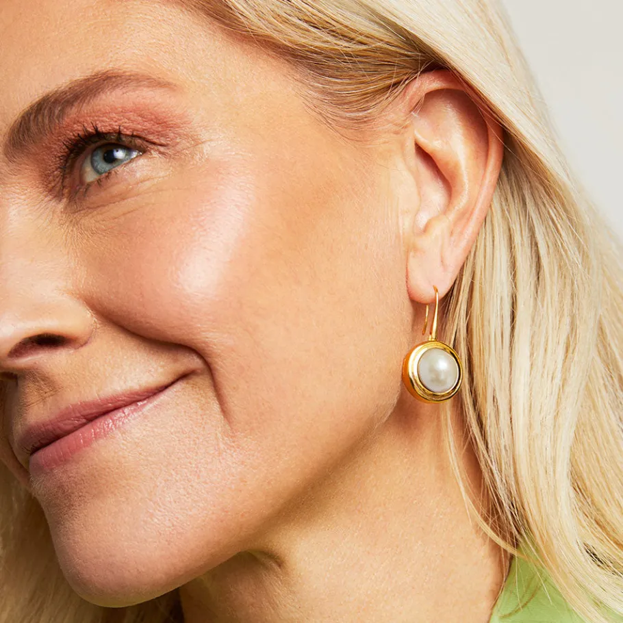 Fashion Signet Gemstone Drop Earrings Drop Earrings | Earrings