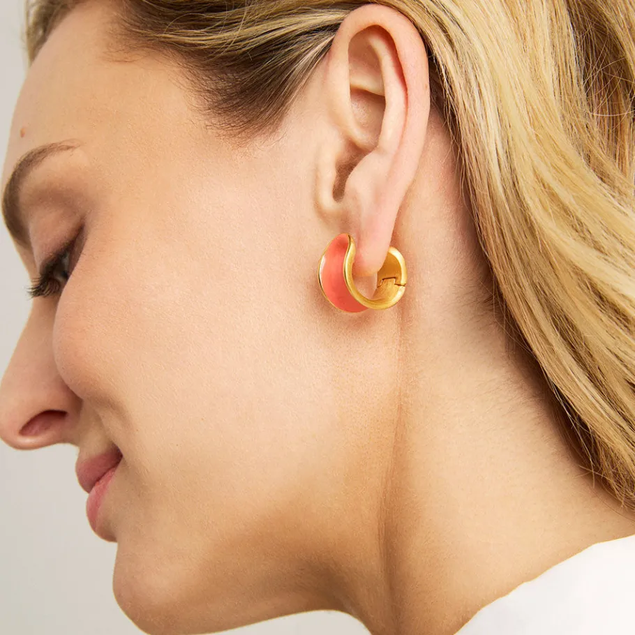 Hot Sol Huggie Hoops Hoops | Earrings